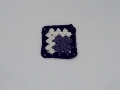 Como hacer Un granny square en crochet paso a paso