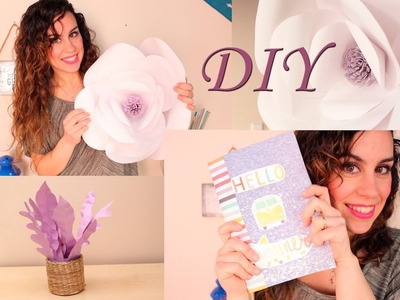 DIY: 3 ideas de manualidades con cartulina (Tutorial) ♥ Mejores ideas de Sara