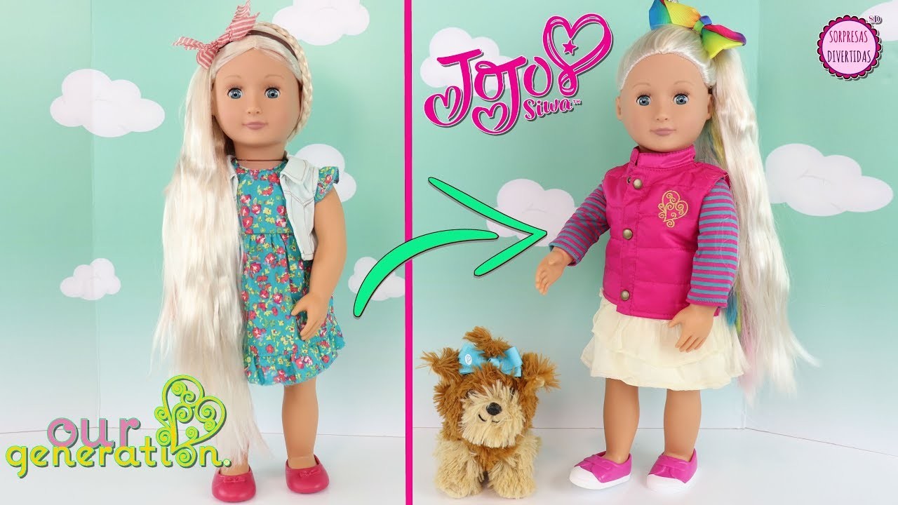 ????Mi Propia Muñeca JoJo Siwa ????Transformando una muñeca Our Generation en JoJo Siwa Doll