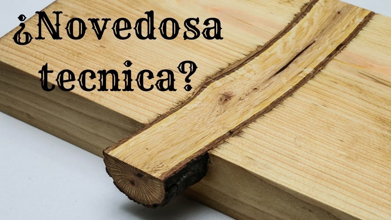 Novedosa Tecnica Leña incrustada en Madera,  explicacion "NO ES un tutorial"