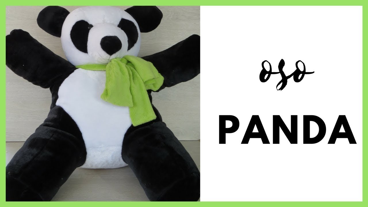 OSO PANDA| PELUCHE| ARTE JESICA