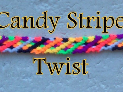 Pulsera de Hilo: Candy Stripe Twist es.PandaHall.com