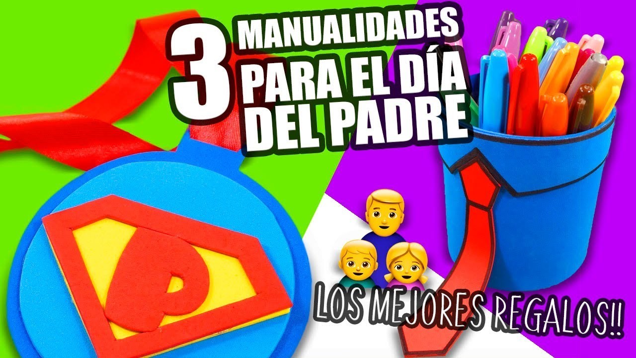 3 MANUALIDADES PARA REGALAR EL DÍA DEL PADRE|Manualidades|DIY