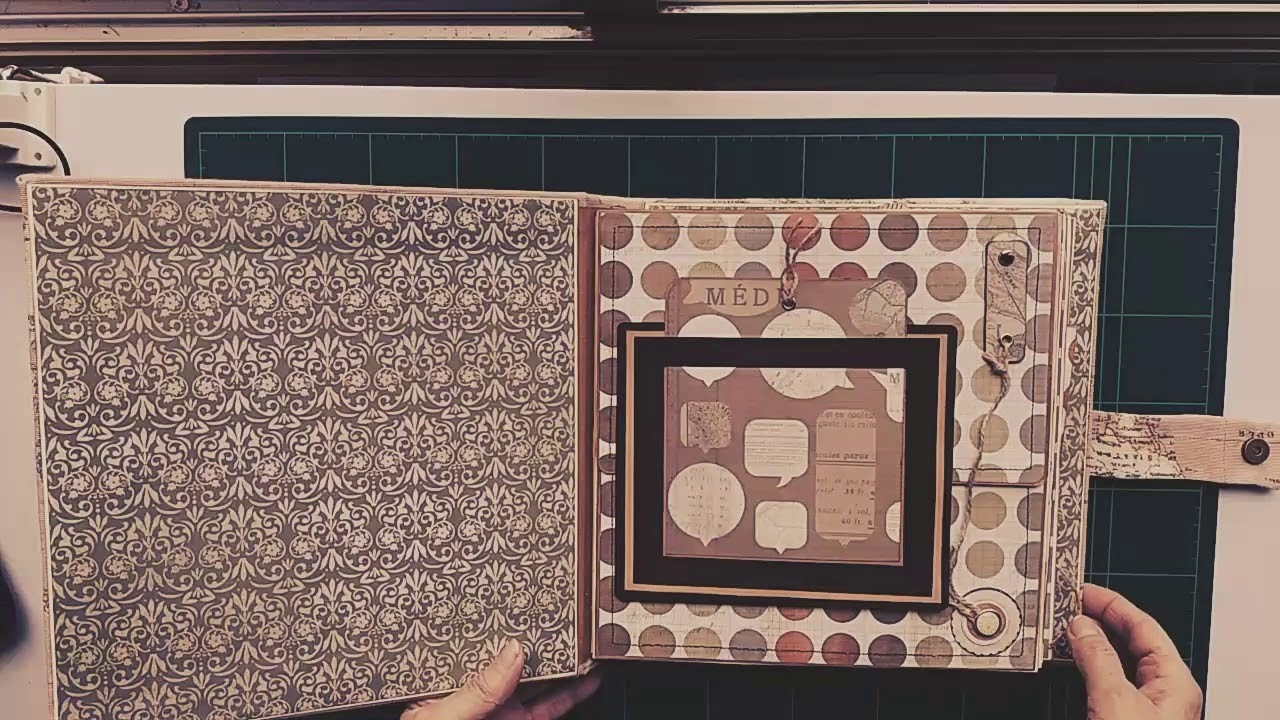 Álbum de viaje  de scrapbook *Vendido