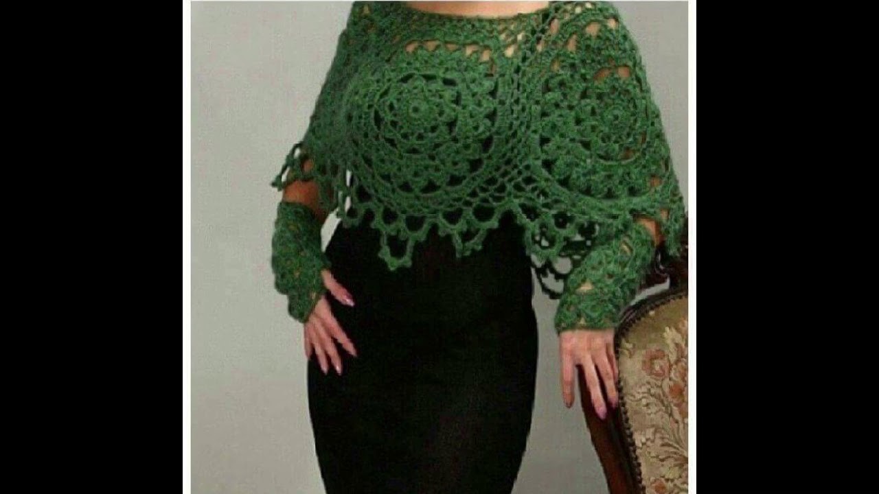 Chal tejidos a crochet para mujer y ganchillo