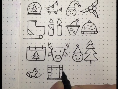 Como Dibujar iconos De Navidad