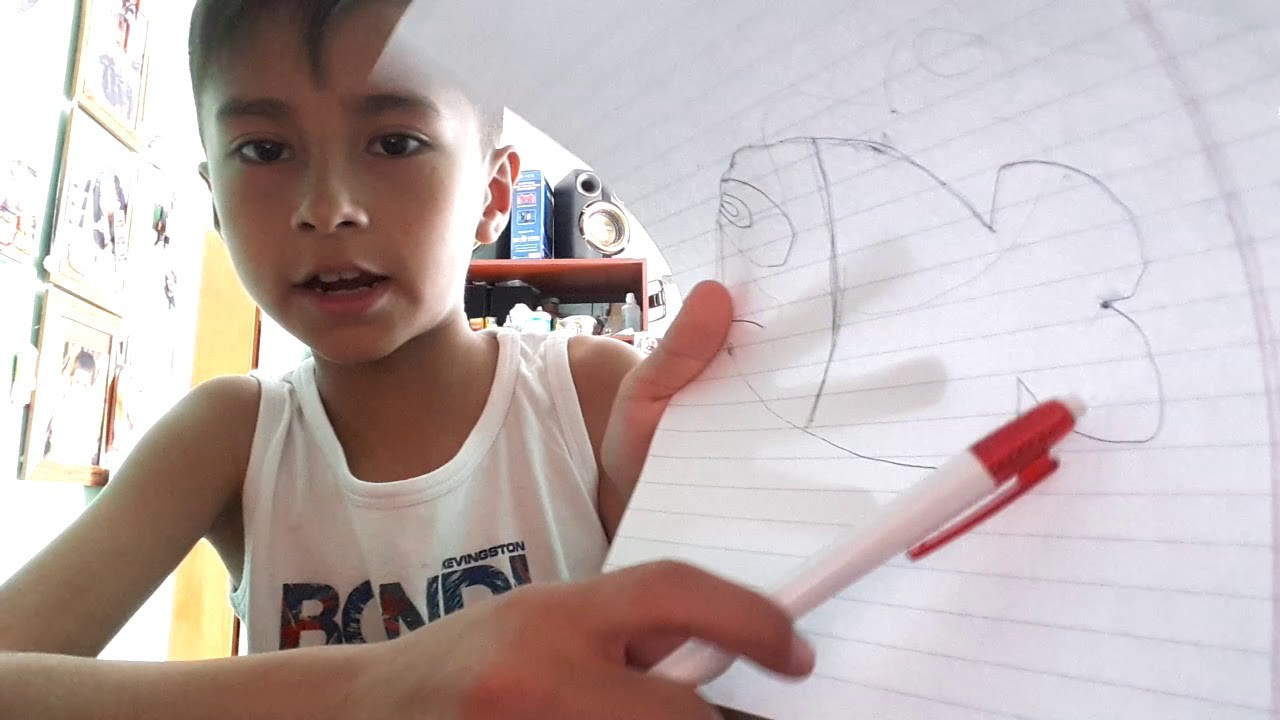 Como dibujar un pez