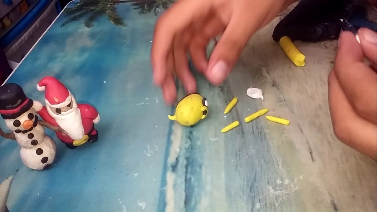Como hacer a jake el perro en plastilina