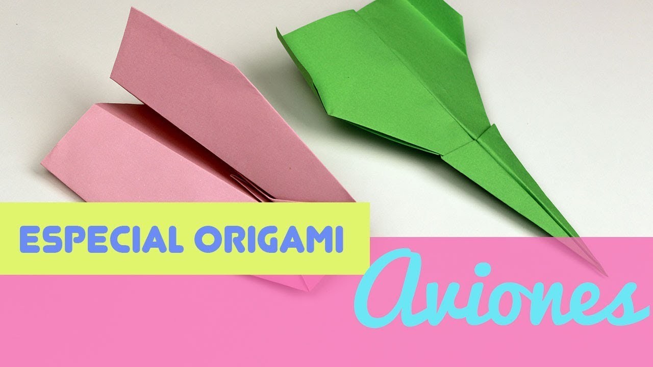¿Cómo hacer aviones de papel? TUtorial de aviones de origami paso a paso español que vuelan rápido