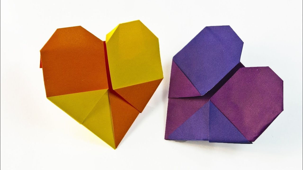 Cómo hacer un corazón de papel Origami