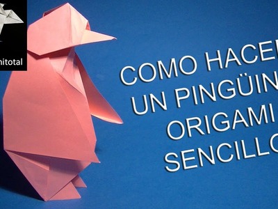 Como hacer un pingüino origami sencillo