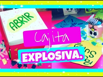 DIY- ¡Caja Explosiva! Cómo hacer una tarjeta explosiva.