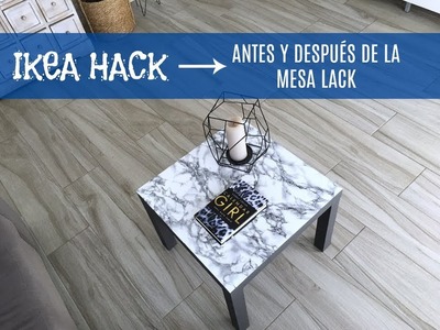 DIY MESA LACK MENOS DE 20€.IKEA HACK - CAROLINA TOLEDO