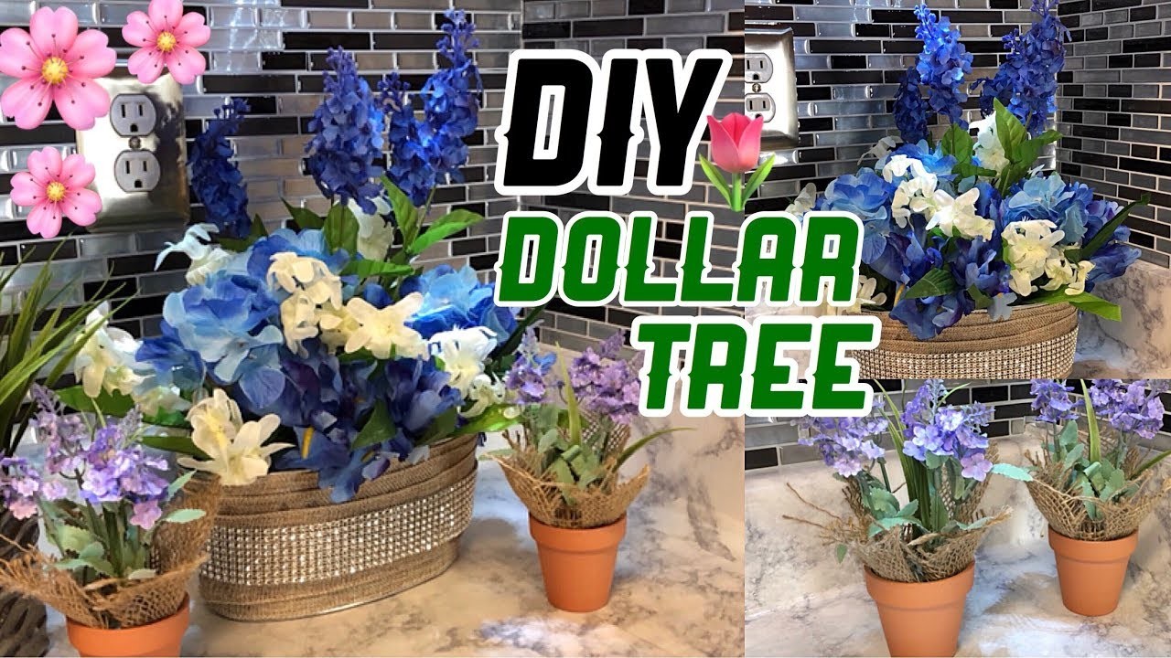 DIY  Spring Dollar Tree Decor|Decoracion Bonita Para Primavera|Nady