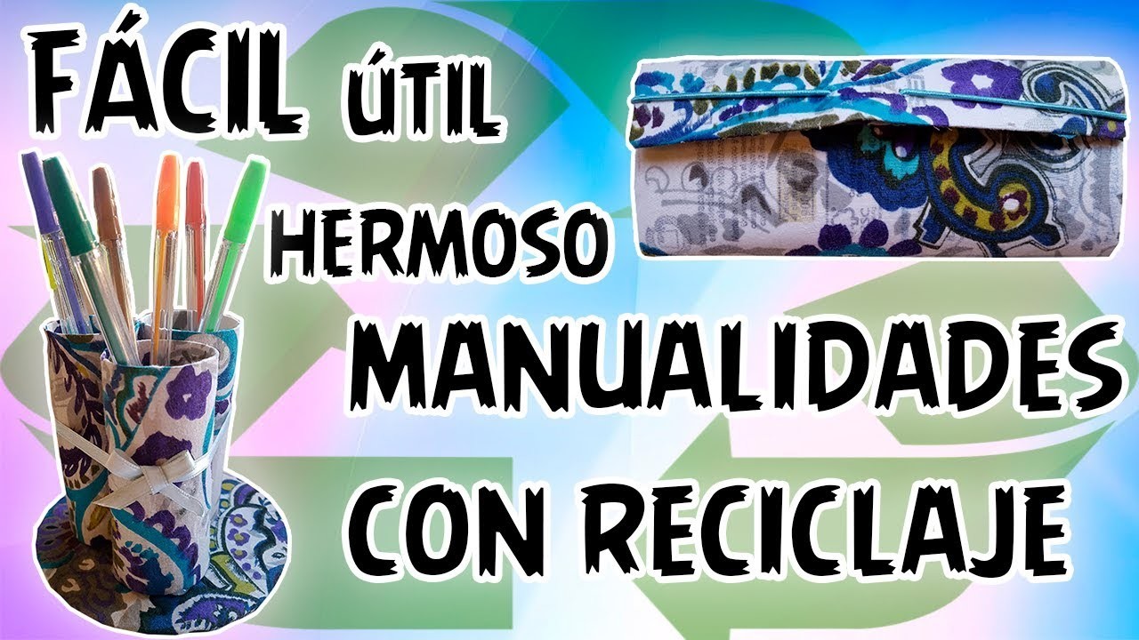 DYI????MANUALIDADES CON RECICLAJE ||HERMOSAS Y MUY ÚTILES