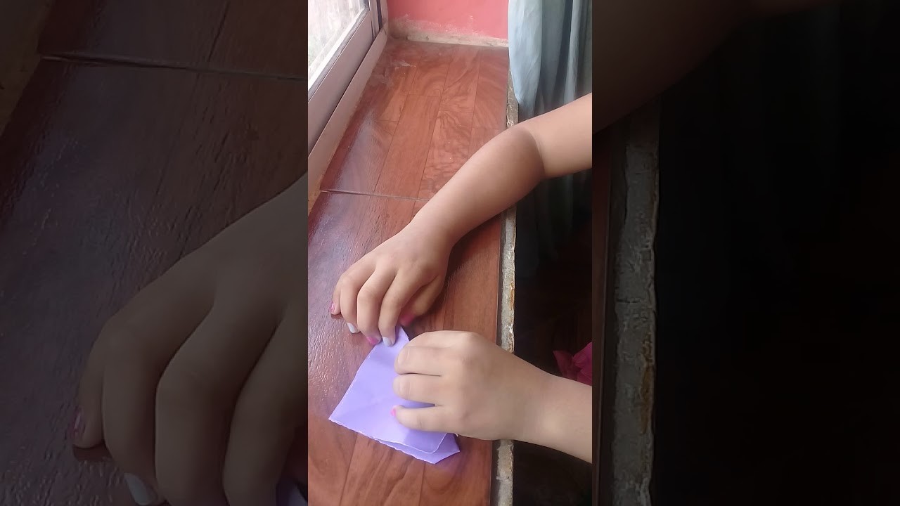 Flor de Origami con Lourdes