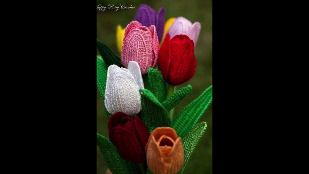 Flores amigurumi tejidas en crochet ganchillo