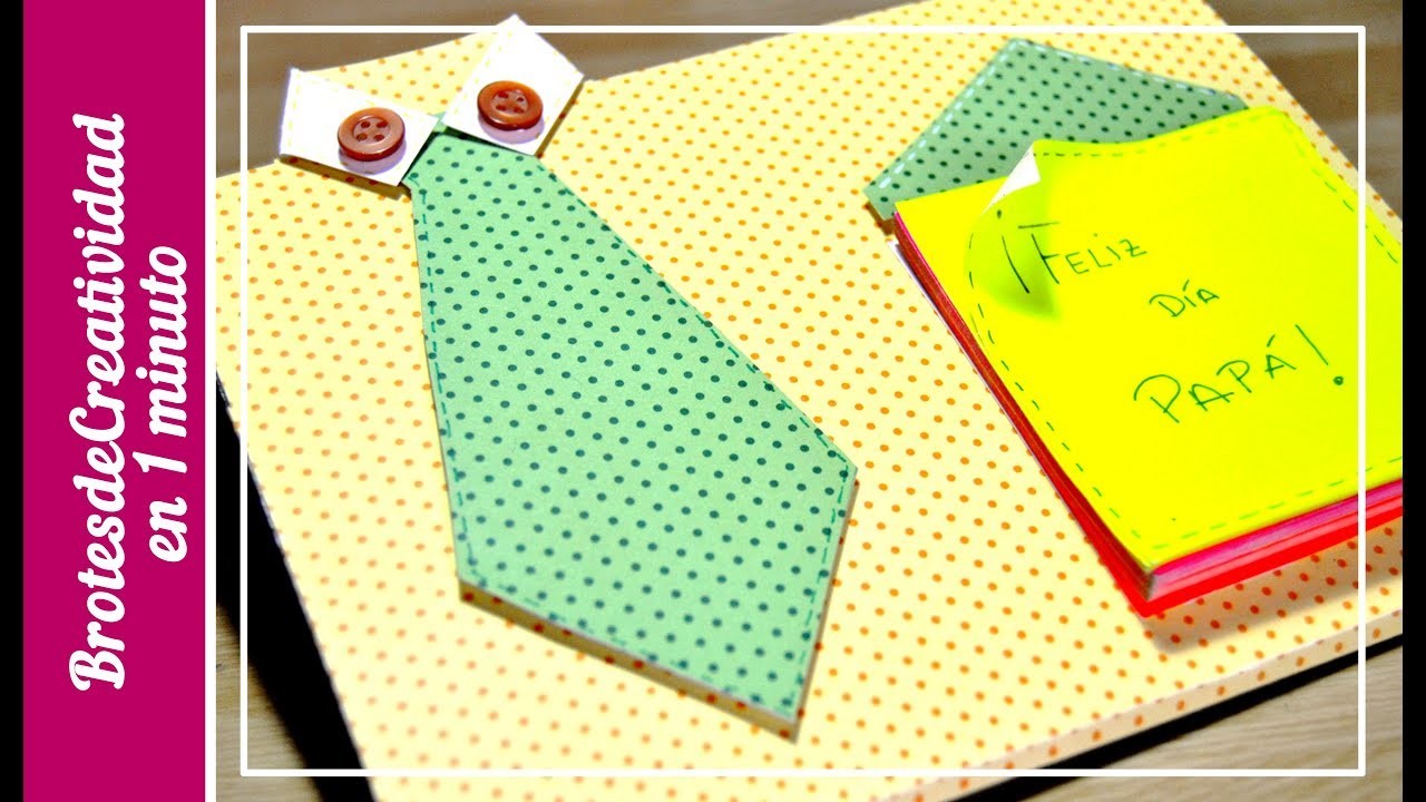 ¡PORTA POSTIT para PAPÁ! Manualidades Día del Padre ★ Tutoriales en 1 minuto