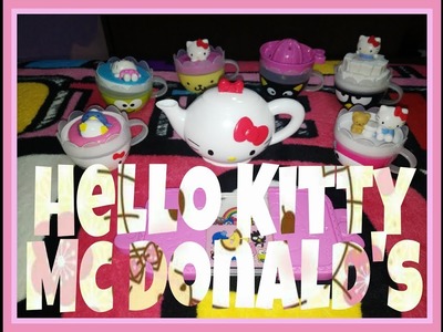 Juego de té Hello Kitty. Colección Mc Donald's USA. Craft And Color ????