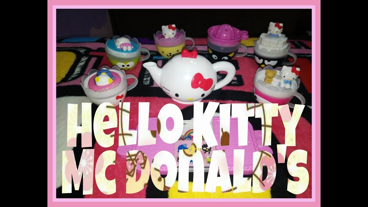 Juego de té Hello Kitty. Colección Mc Donald's USA. Craft And Color ????