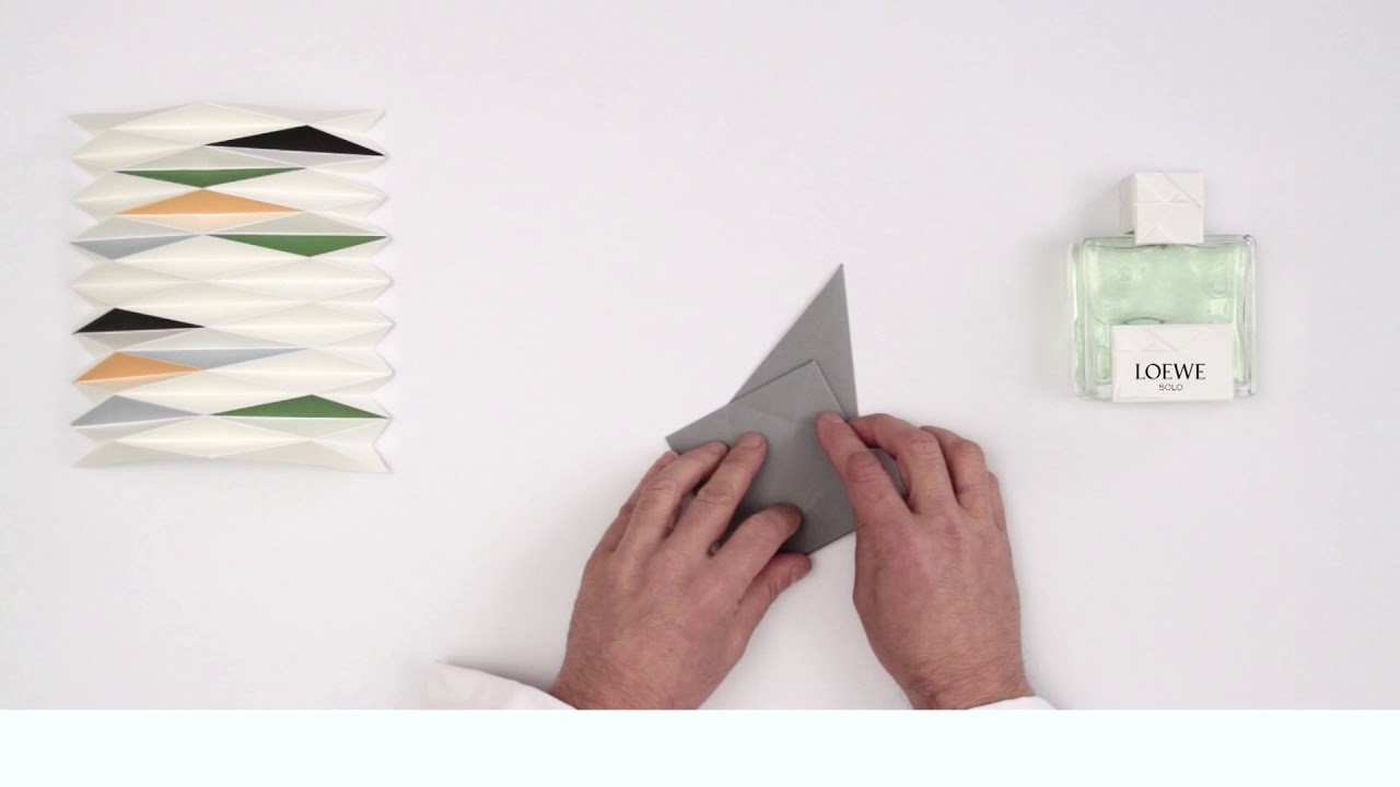 LOEWE SOLO Origami - instrucciones grulla