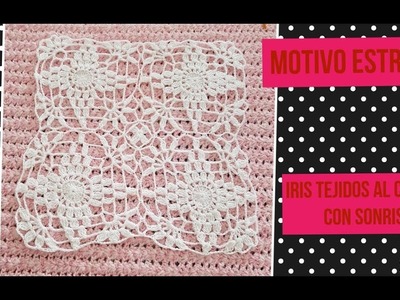 MUESTRA  ESTRELLA A CROCHET PARA TEJER MANTEL , CAMINO DE MESA. . PONCHO .COJINES