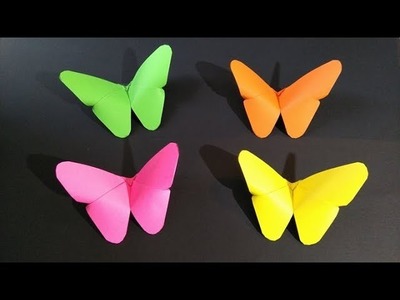 Origami Mariposa de Papel Facil y Rápido -  Easy Paper Butterfly Origami