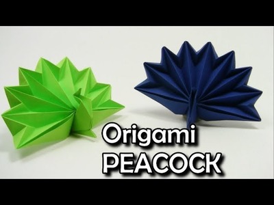 ♥️Origami PEACOCK EASY ✦IN ENGLISH✦♥️ - Yakomoga Origami easy tutorial♥️
