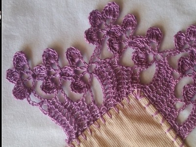 ORILLA No  5 en crochet PASO A PASO