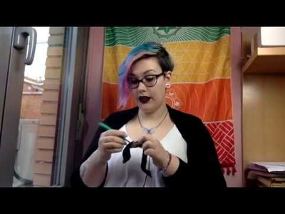 Pajarita ganchillo tutorial en directo - Pajarita crochet DIY fácil
