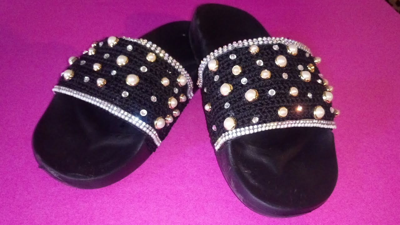 SANDALIAS TEJIDAS A CROCHET  MOD  PAU