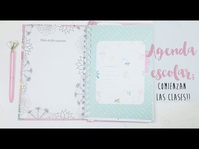 SCRAPBOOKING Preparando AGENDA ESCOLAR  ¡Vamos al Cole!. Scrap dulce Scrap