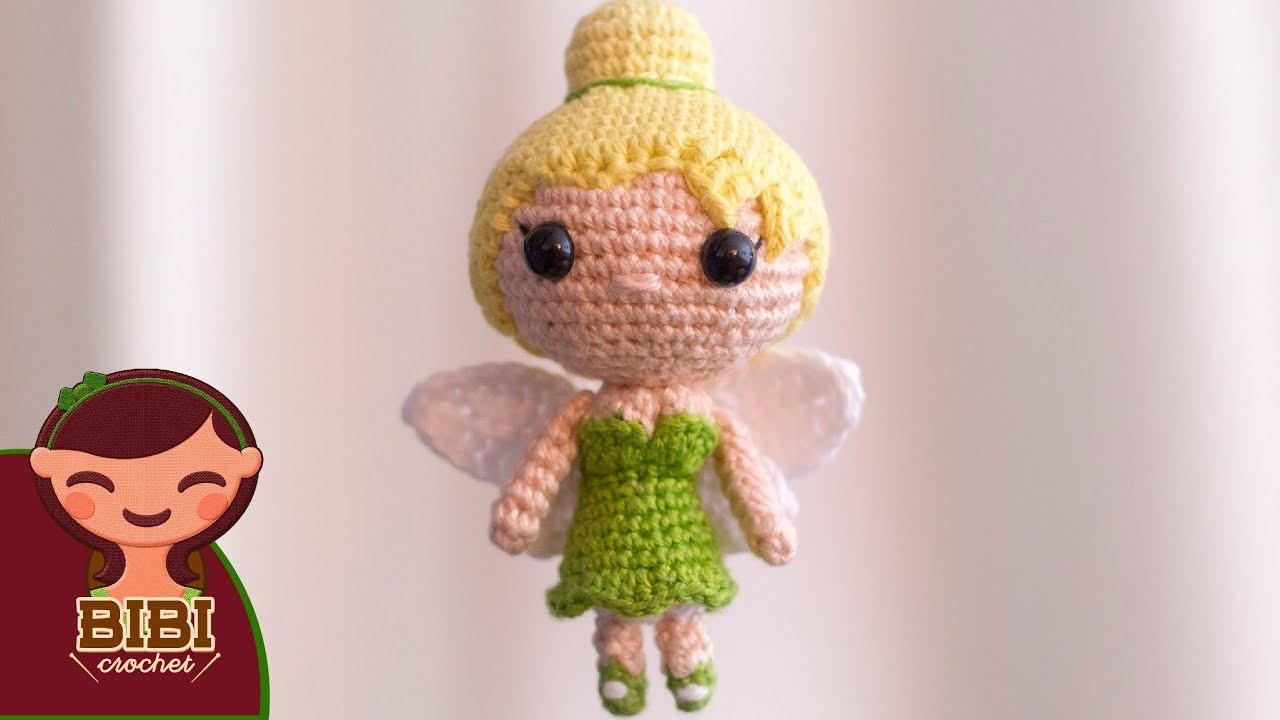 Amigurumi | como hacera tinkerbell en crochet | Bibi Crochet