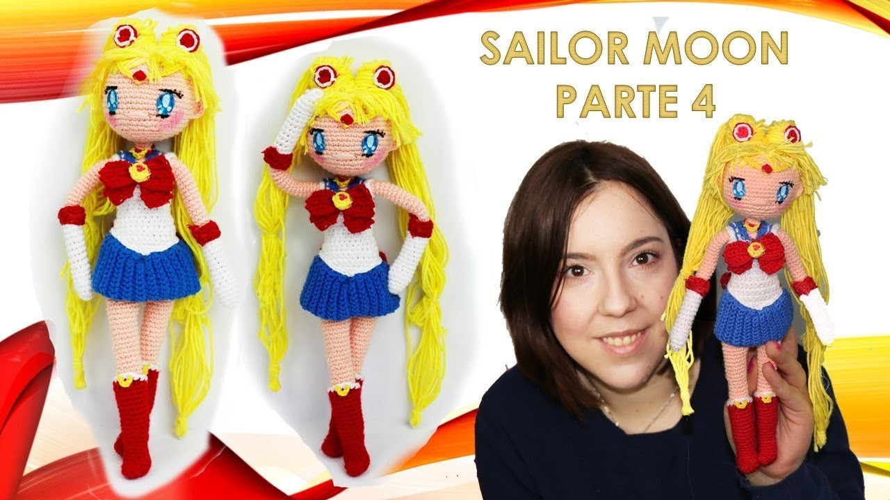 Amigurumi muñeca Sailor Moon (parte 4.5)
