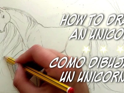 COMO DIBUJAR UN CABALLO - UNICORNIO FACIL - HOW TO DRAW A HORSE - UNICORN by Sonia Mª Corral