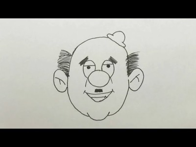 Cómo Dibujar un Rostro Humoristico (Hombre) - How to Draw a Cartoon Face (Man)