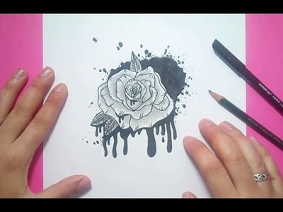 Como dibujar una rosa paso a paso 15 | How to draw a rose 15