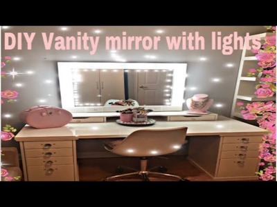 DIY Como hacer un espejo con luces