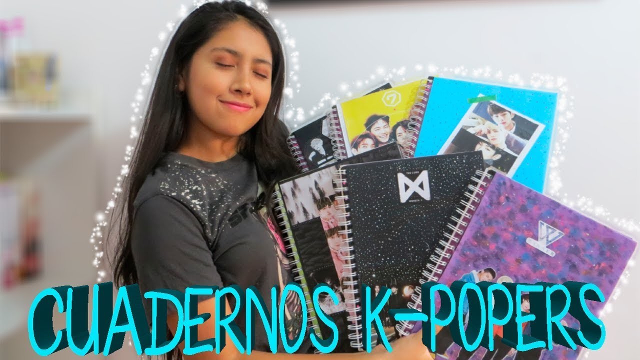 "DIY K-POP" |'Decora tus cuadernos con BTS, EXO, MONSTA X, WINNER, GOT7, SHINee' | -Ina Castillo-