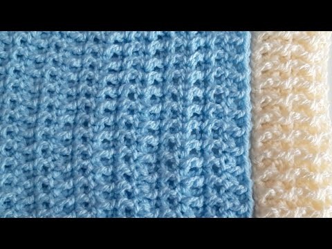 Elastico A Crochet O Ganchillo - Tejido De Dos Maneras