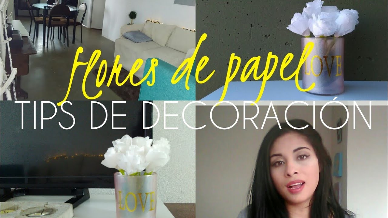Flores de papel  | DIY | Tips de decoración | Sally Martín