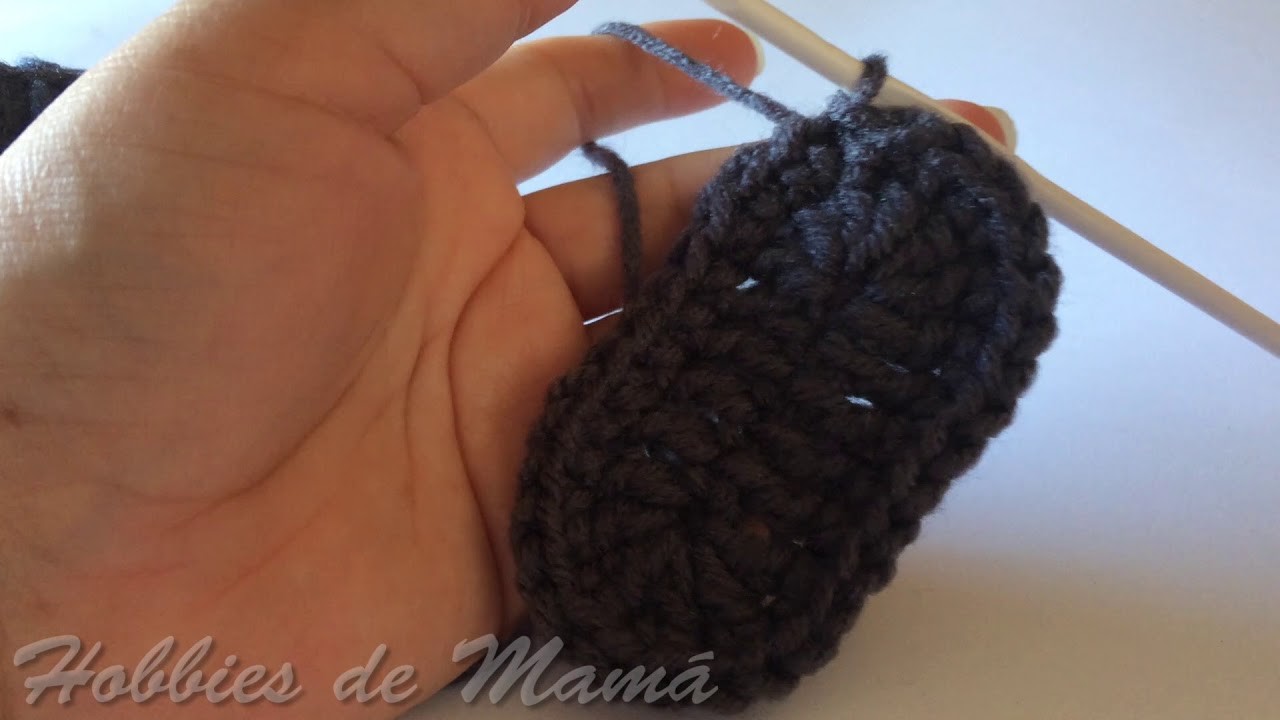 Gorro de Panda a Crochet talla 10 a 16 adolecente. 3ra parte.