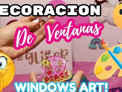 HACIENDO NUESTRA PROPIA DECORACION DIVERTIDA PARA VENTANAS!