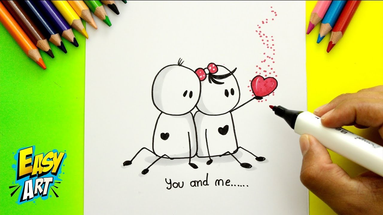 IDEAS - Como Hacer una Tarjeta de Amor - San valentin - love cards - Easy Art
