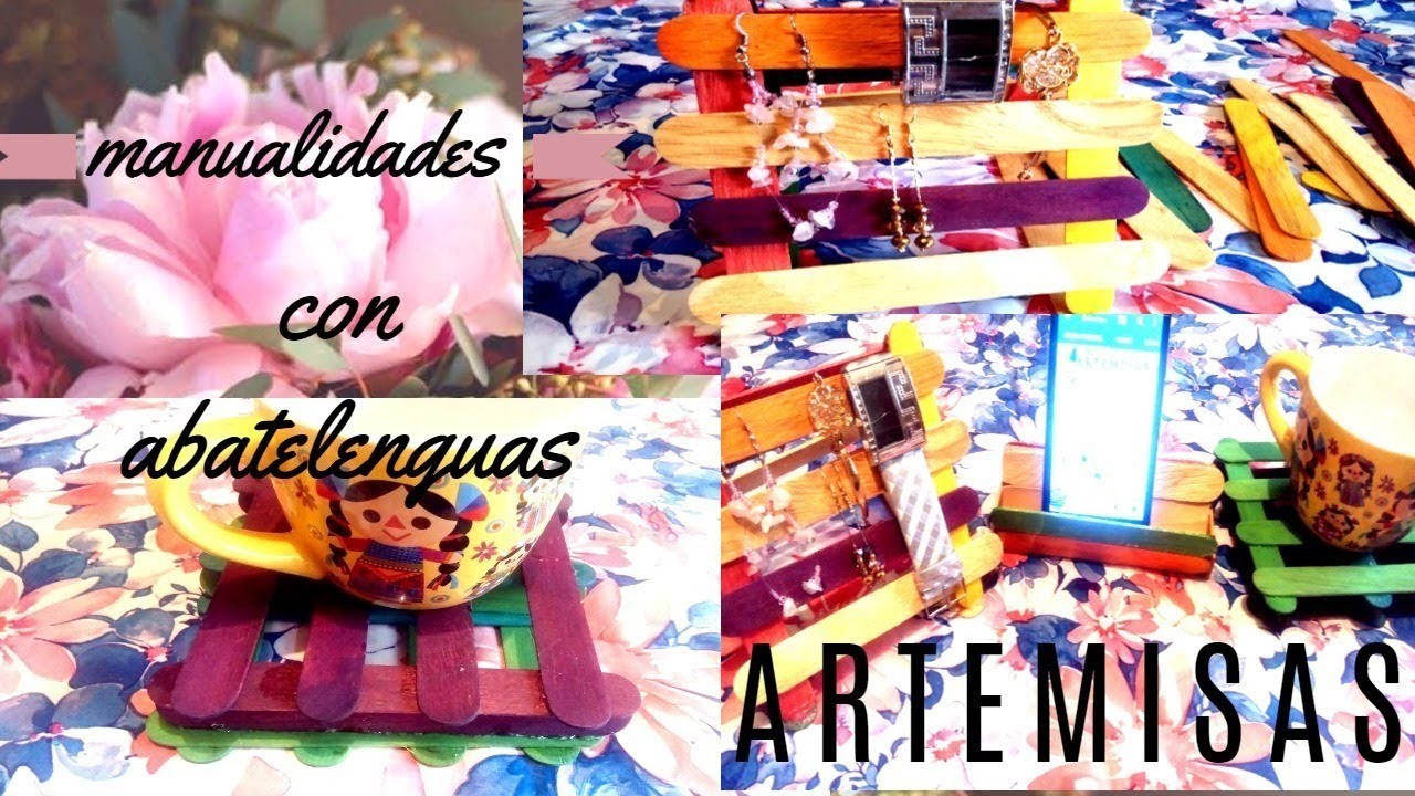 Manualidades con Abatelenguas! °Artemisas°