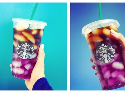 Nueva Bebida de Starbucks, DIY Butterfly Pea Lemonade Cold Brew!