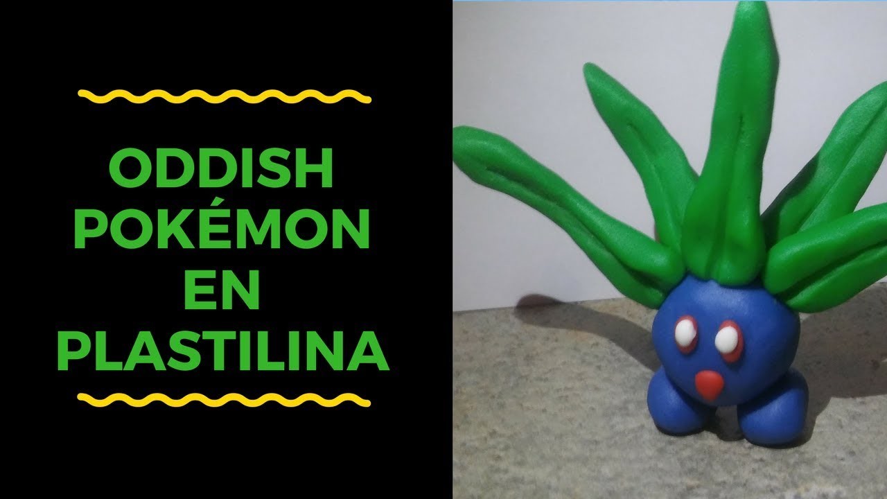 Oddish en Plastilina DIY manualidades.TUTORIAL.
