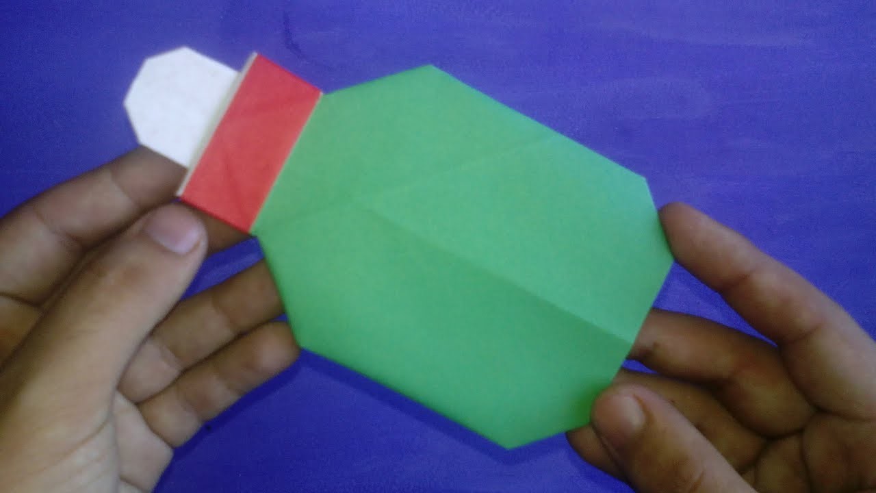 Origami - Biberon de papel