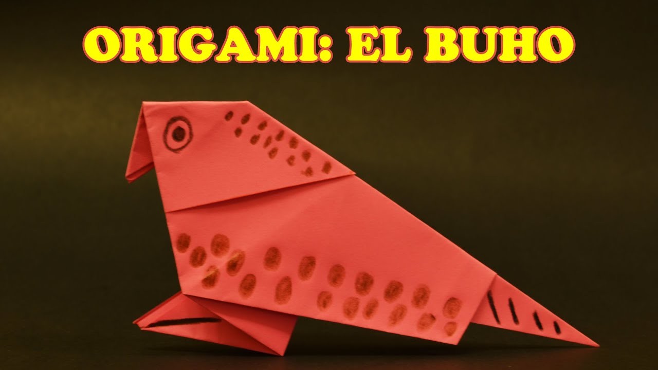 Origamis de Papel, Origami para Niños Facil El Buho