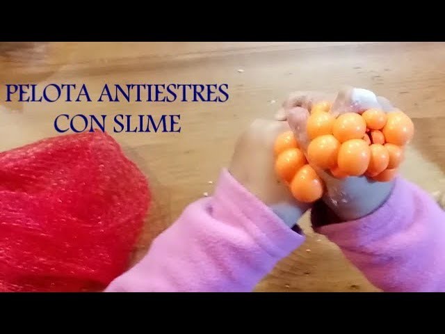 Pelota antiestres de Slime DIY